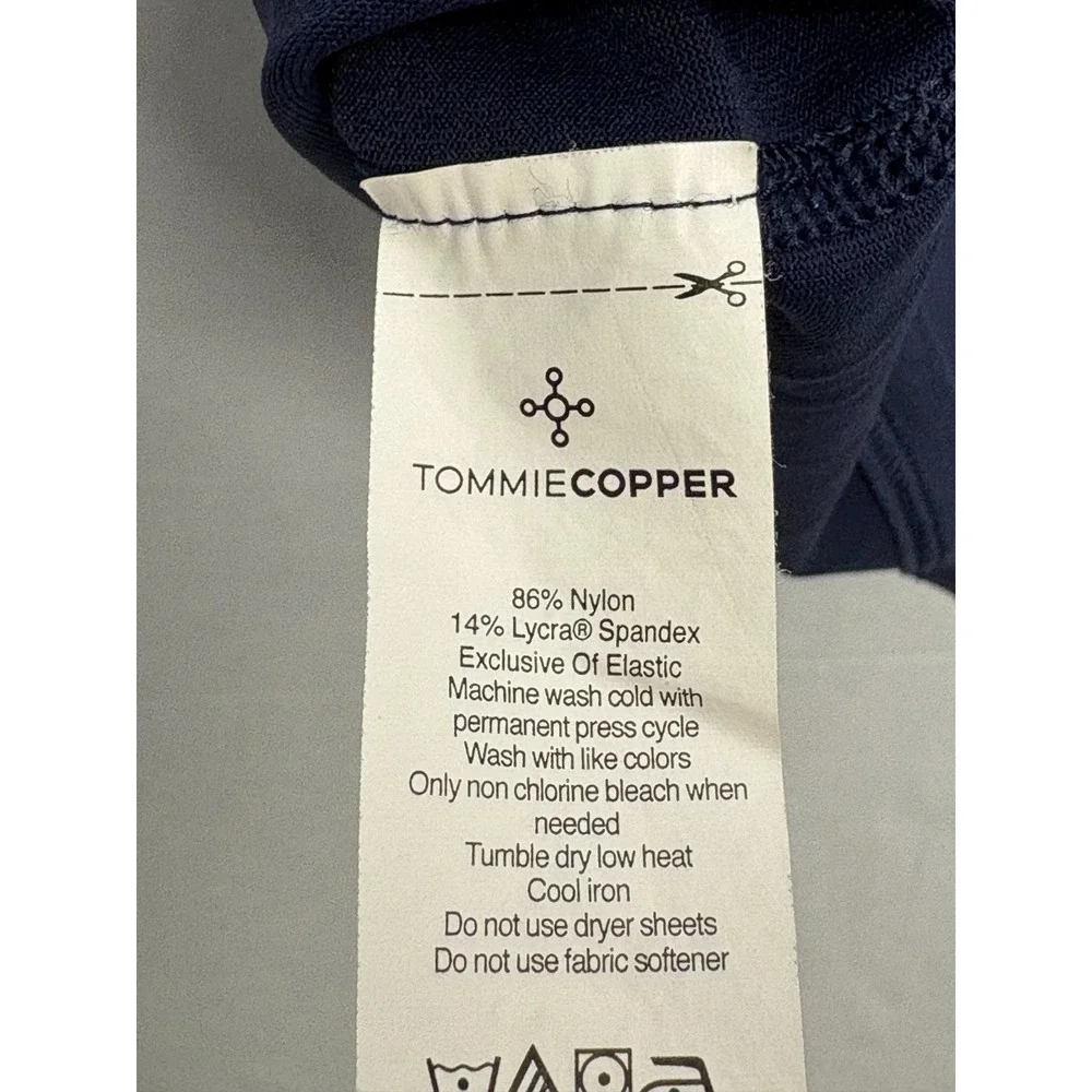 Tommie Copper Training Shirt Mens Blue Shoulder‎ Centric Support Short Sleeve L